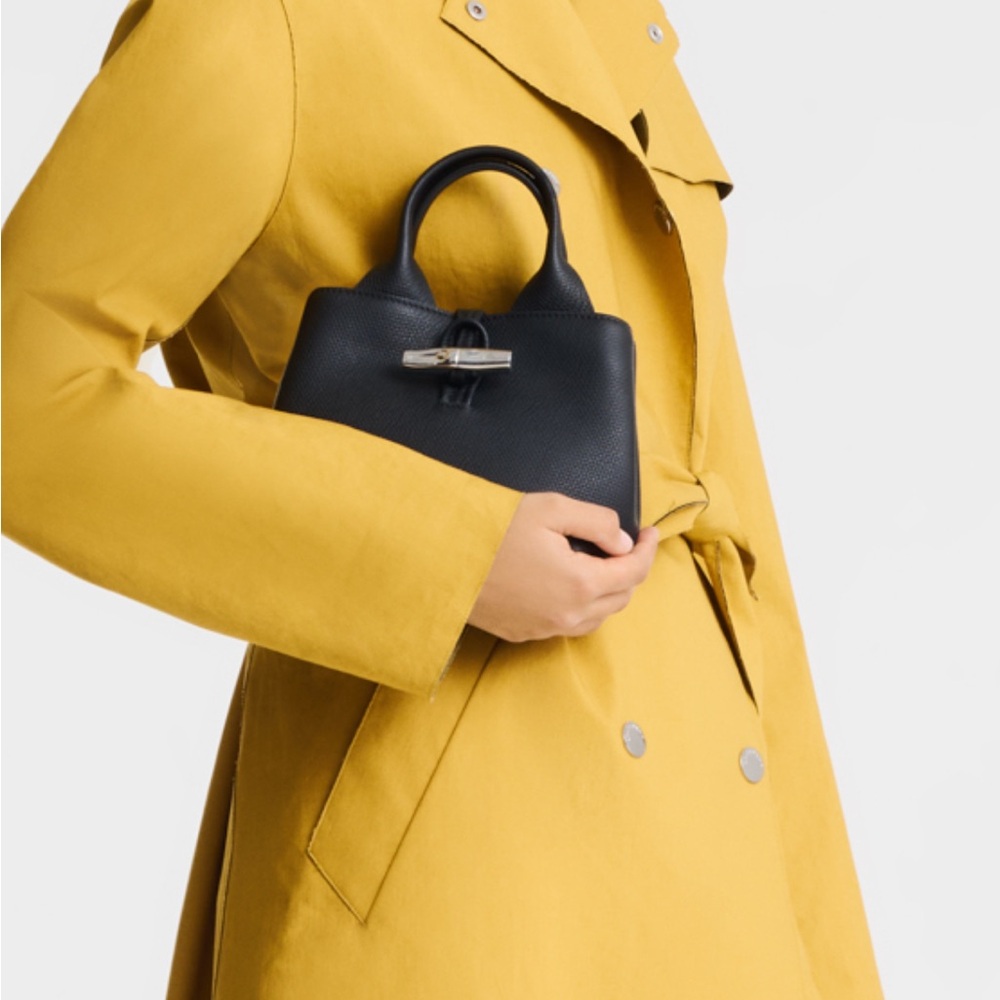LE ROSEAU XS HANDBAG
Black - Leather